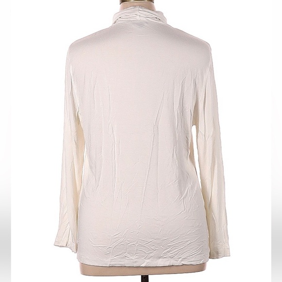 Draped Rayon Blend Turtleneck - Picture 2 of 6